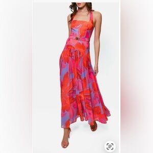 Hutch Floral Halter Maxi Dress size 6